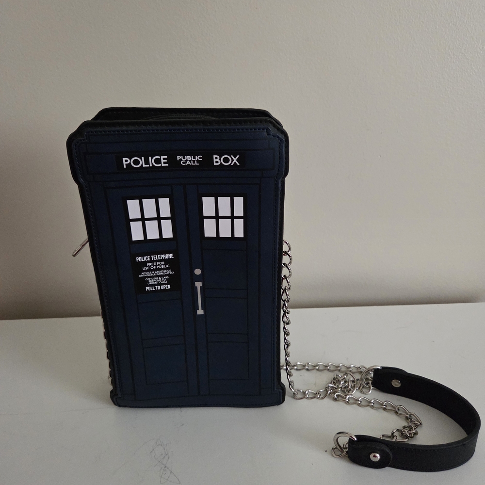 Unique TARDIS Blue Crossbody Bag